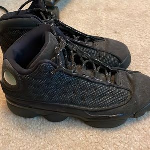 Jordans, black, youth 5.5, good used condition
